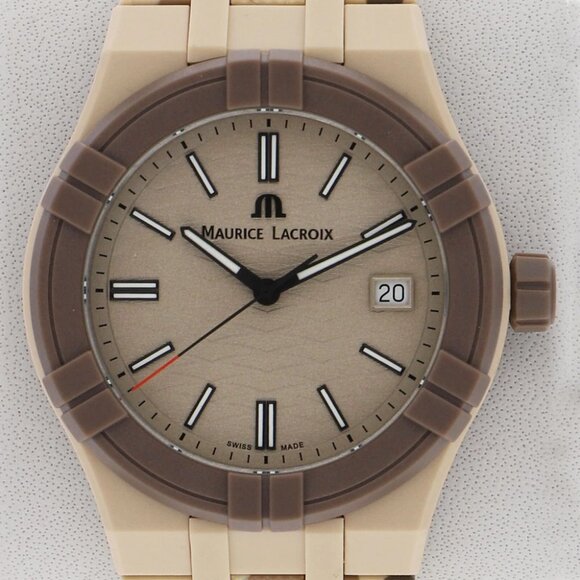 Maurice Lacroix Watches AI2008-IJJIZ-000-0 rubber/plastic Quartz Genuine box... - Picture 1 of 8